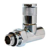 Вентиль ручной регулировки Royal Thermo PIANO (хром), 1/2&quot; прямой