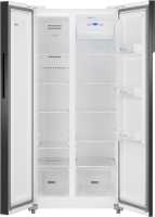 Холодильник Side-by-Side Weissgauff WSBS 500 Inverter NoFrost White Rock Glass