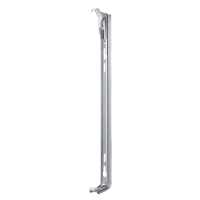 Кронштейн настенный рельсовый h500 RAL9016
