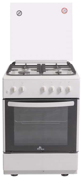 Газовая плита De luxe 606040.24г 001 (кр) ЧР бел