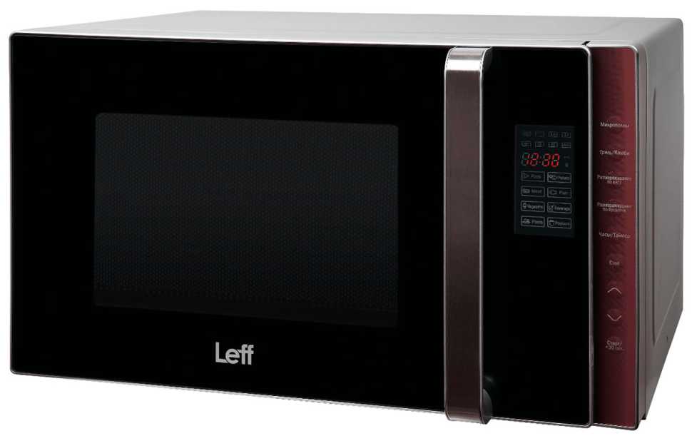 Микроволновая печь - СВЧ Leff 23L, GRILL, 23MD803SG, 800W, серебро