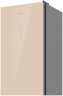Двухкамерный холодильник Weissgauff WRK 195 D Full NoFrost Beige Glass