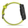 Умные часы Garmin Forerunner 965 черные, темно-серый DLC титановый безель, с желто-черным ремешком
