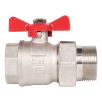 Кран шаровый Royal Thermo OPTIMAL 1 1/4&quot; НГ, бабочка