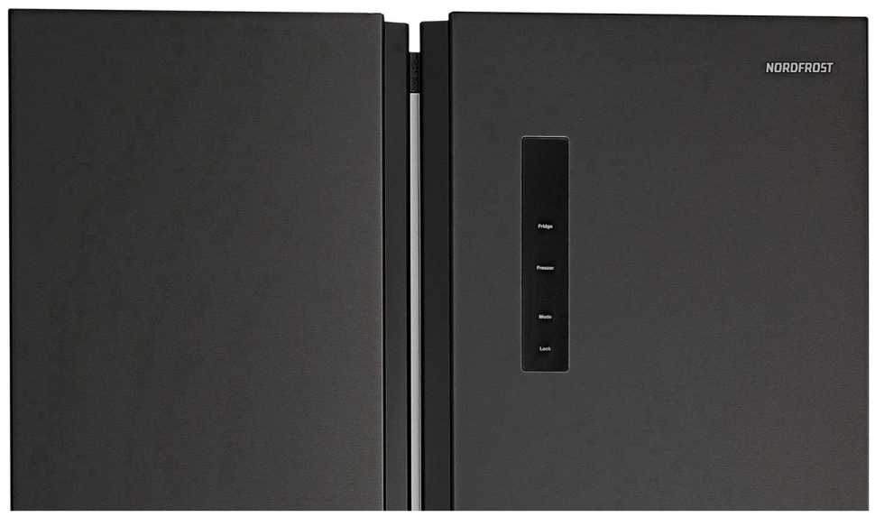 Холодильник Side-by-Side NordFrost RFS 480D NFB inverter