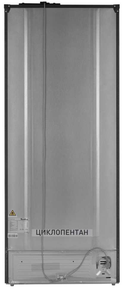 Многокамерный холодильник Tesler RFD-427BI SPARKLING GREY