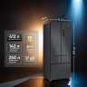 Многокамерный холодильник Tesler RFD-427BI SPARKLING GREY