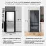 Многокамерный холодильник Tesler RFD-427BI SPARKLING GREY