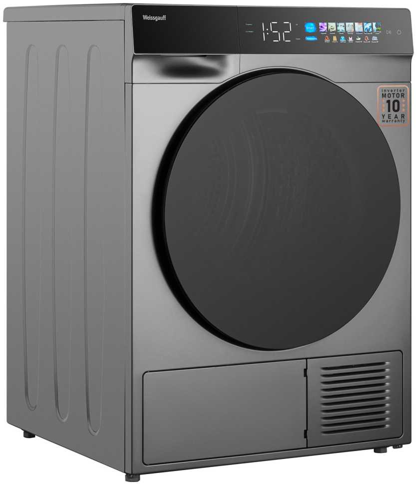Сушильная машина Weissgauff WD 998 Heat Pump Full Touch Silver