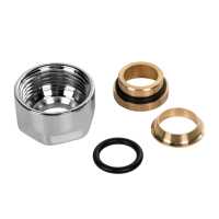 Гайка Royal Thermo Design 3/4&quot;EK (Хром) под трубку 15 мм