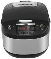 Мультиварка Midea MPC-6020, черная/серебристая