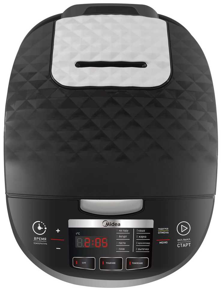Мультиварка Midea MPC-6020, черная/серебристая