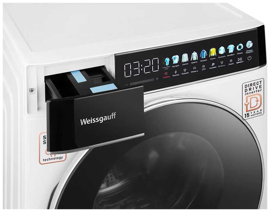 Стиральная машина с сушкой Weissgauff WMD 58411 Direct Drive Inverter Premium Steam