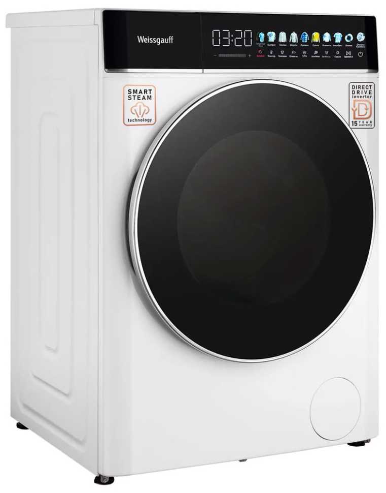 Стиральная машина с сушкой Weissgauff WMD 58411 Direct Drive Inverter Premium Steam
