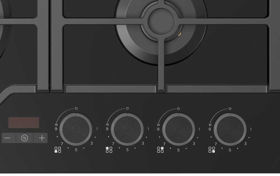 Газовая варочная панель Midea MG697TTGB