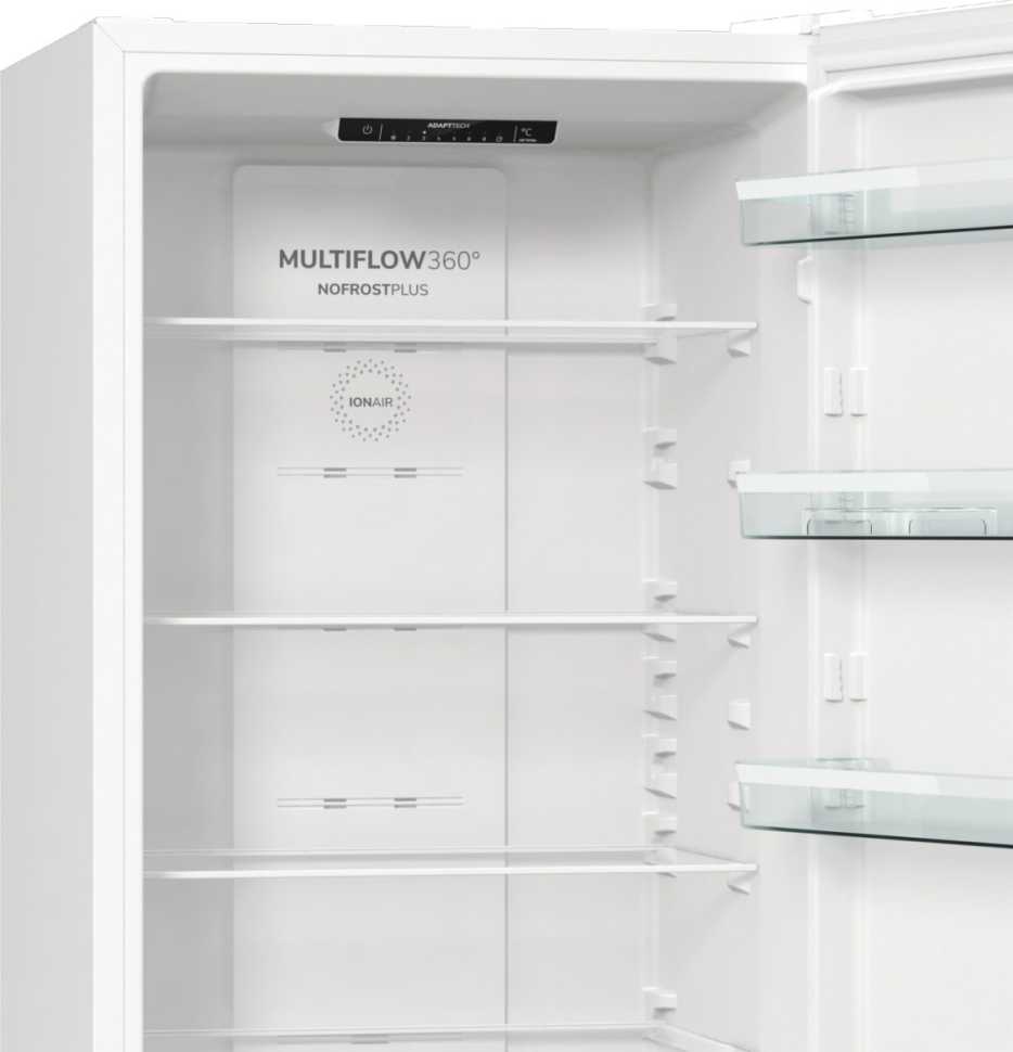 Двухкамерный холодильник Gorenje NRK6202EW4