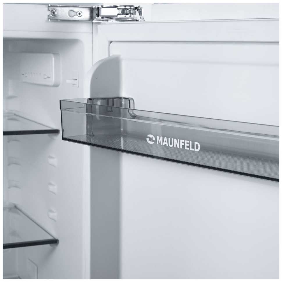 Встраиваемый однокамерный холодильник Maunfeld MBL88SWGR Inverter