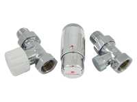 Комплект подключения SCHLOSSER STANDARD MINI 1/2&quot; прямой, хром, с термоголовкой MINI М30х1,5