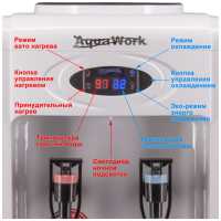 Кулер для воды Aqua Work 0.7TDR-ST бело-черный 27641