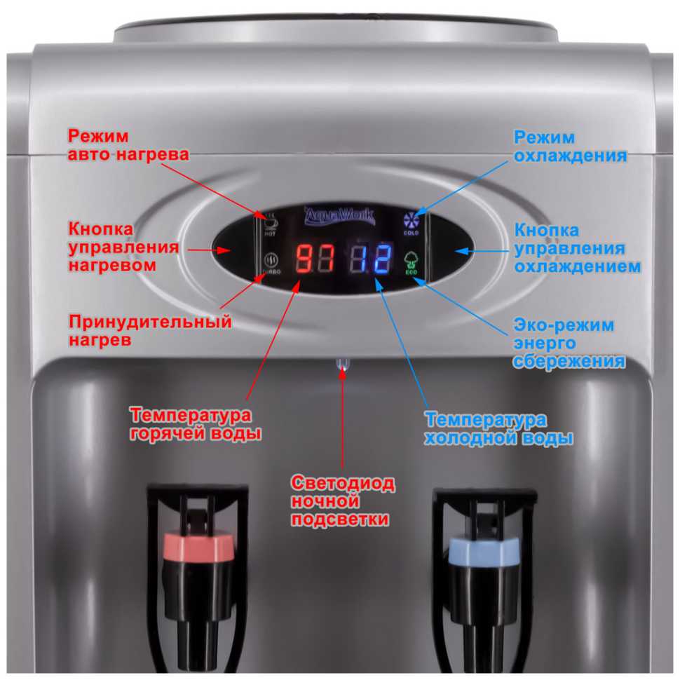 Кулер для воды Aqua Work 0.7TDR-ST серебро 27639