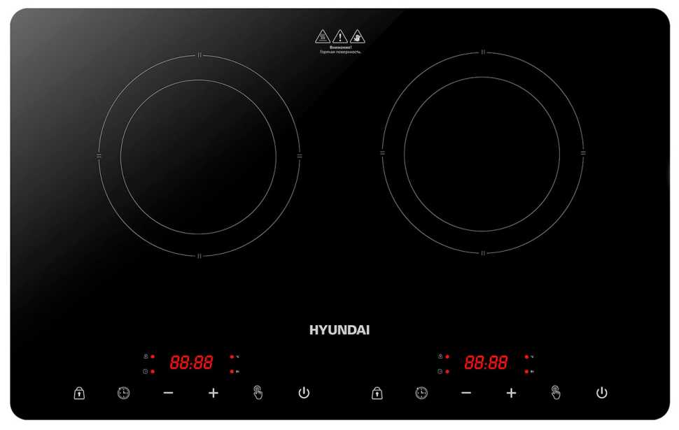Настольная плита Hyundai HYC-0109 черный