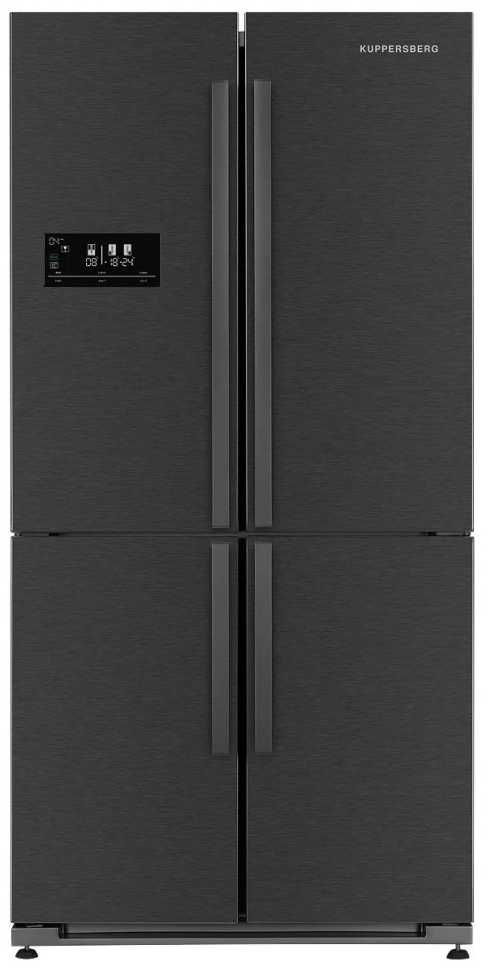 Многокамерный холодильник Kuppersberg NMFV 18591 DX, темный металл