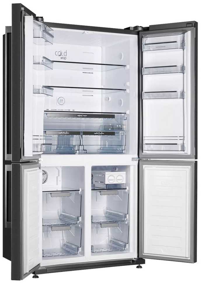 Многокамерный холодильник Kuppersberg NMFV 18591 DX, темный металл
