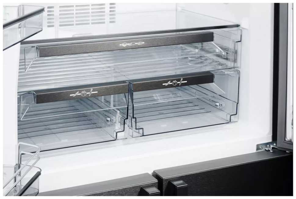 Многокамерный холодильник Kuppersberg NMFV 18591 DX, темный металл