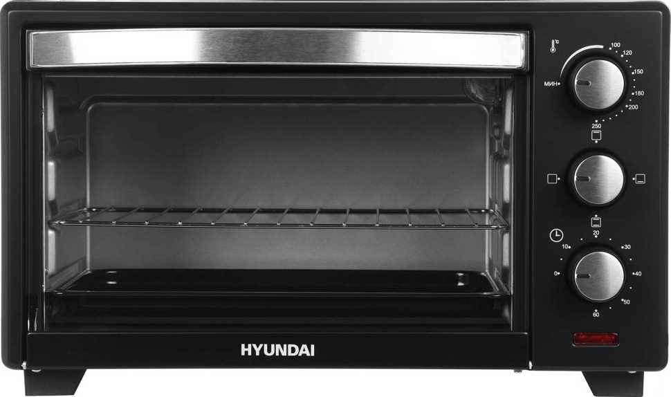 Электропечь Hyundai MIO-HY090 20 л., 1380 Вт, черный