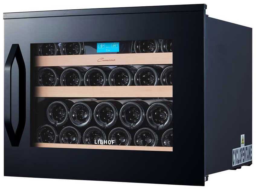 Встраиваемый винный шкаф Libhof CK-21 Black