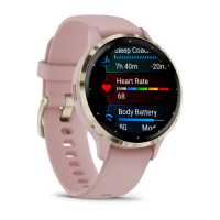 Умные часы Garmin Venu 3S розовые с золотистым безелем