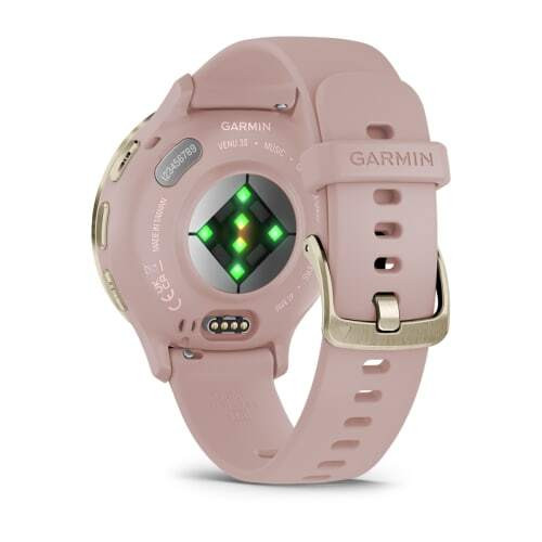 Умные часы Garmin Venu 3S розовые с золотистым безелем