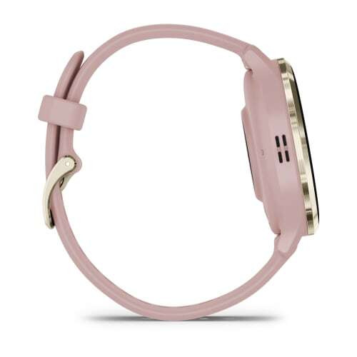 Умные часы Garmin Venu 3S розовые с золотистым безелем