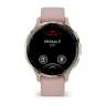 Умные часы Garmin Venu 3S розовые с золотистым безелем