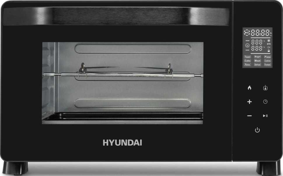 Электропечь Hyundai MIO-HY088 23 л., 1500 Вт, черный