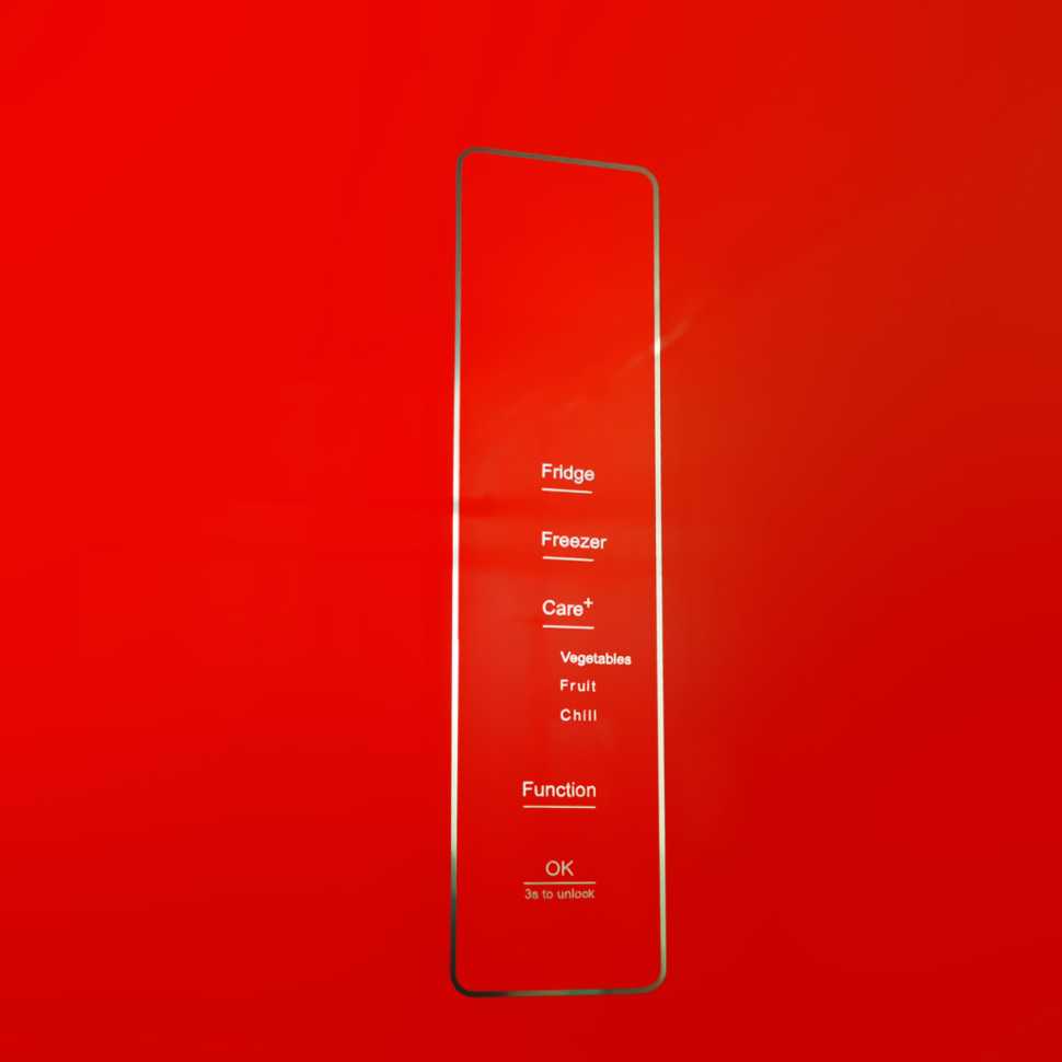 Многокамерный холодильник Centek CT-1745 NF Red Glass