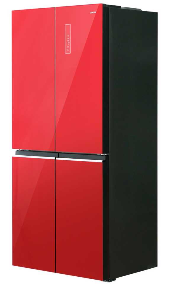 Многокамерный холодильник Centek CT-1745 NF Red Glass