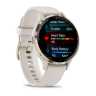 Умные часы Garmin Venu 3S цвета слоновой кости с золотистым безелем