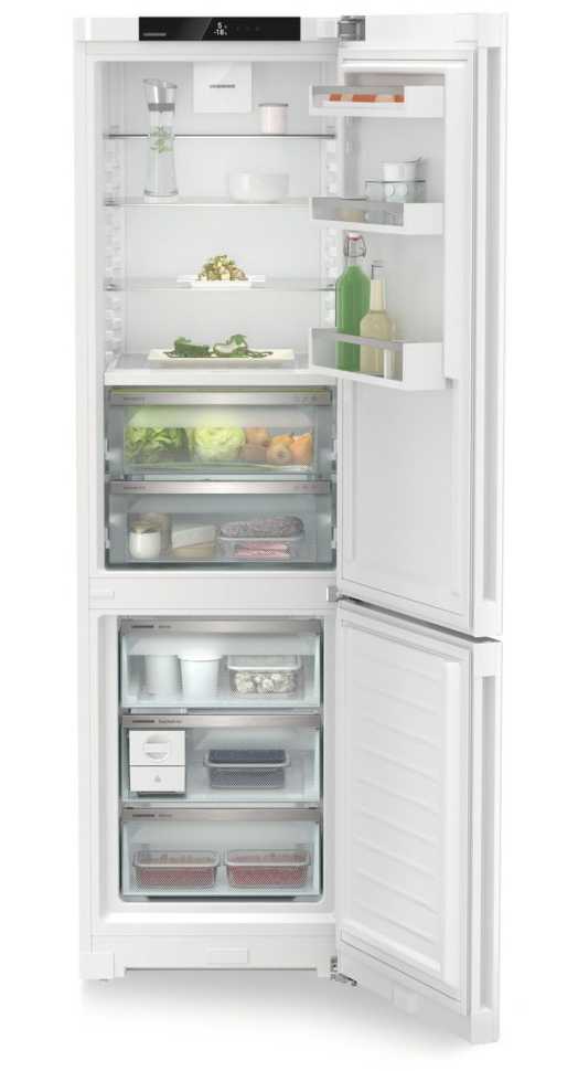 Двухкамерный холодильник Liebherr CBNc 5723-22 001 BioFresh NoFrost белый