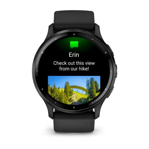 Умные часы Garmin Venu 3 черные с серым безелем