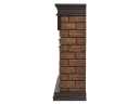 Портал Firelight Bricks Wood 25 камень темный, шпон венге