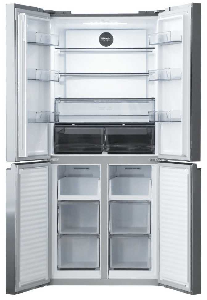 Многокамерный холодильник Centek CT-1744 NF Gray Glass
