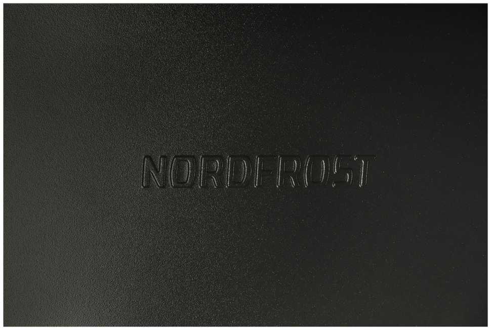 Двухкамерный холодильник NordFrost NRB 134 B черный