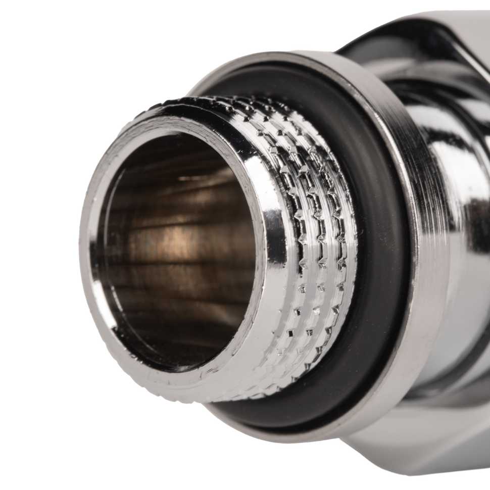 Набор термостатический для радиатора угловой Royal Thermo Design 1/2"М30х1,5 (Хром)