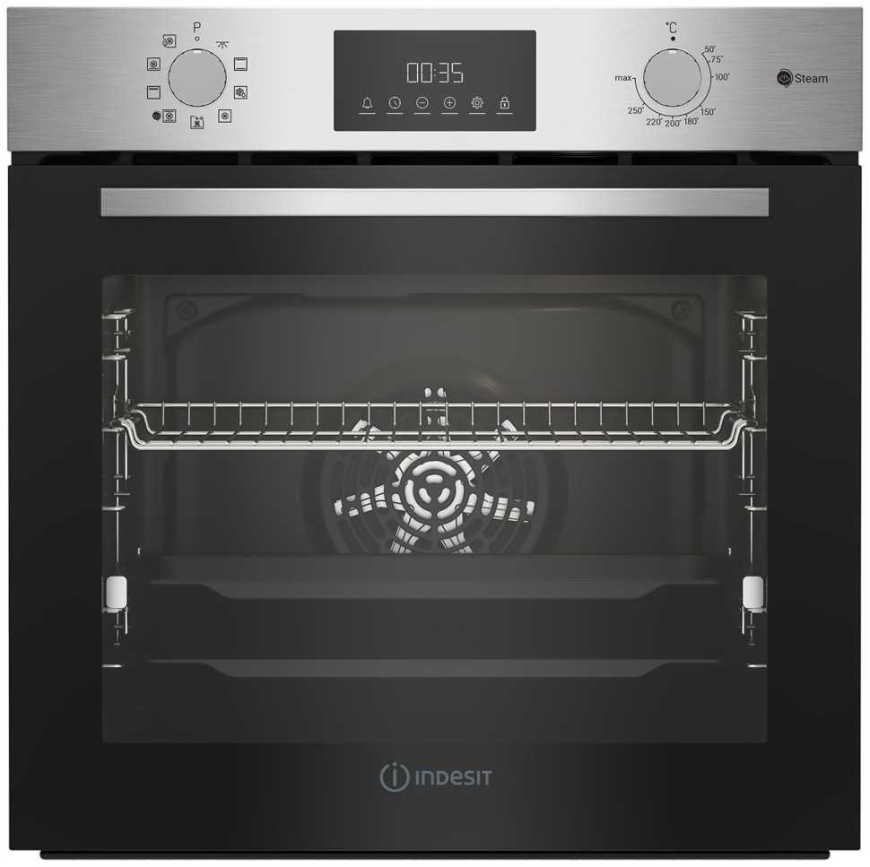 Электрический духовой шкаф Indesit IFSE 3841 J IX, нержавеющая сталь