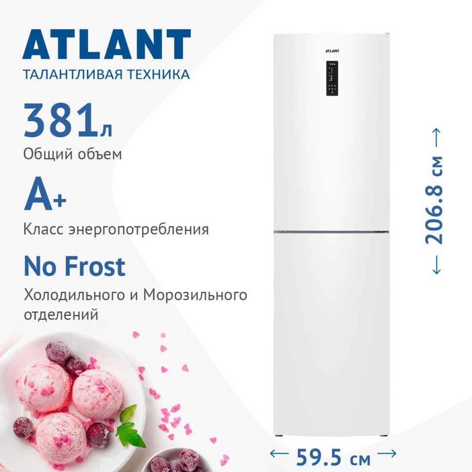 Двухкамерный холодильник Atlant ХМ-4625-101 NL