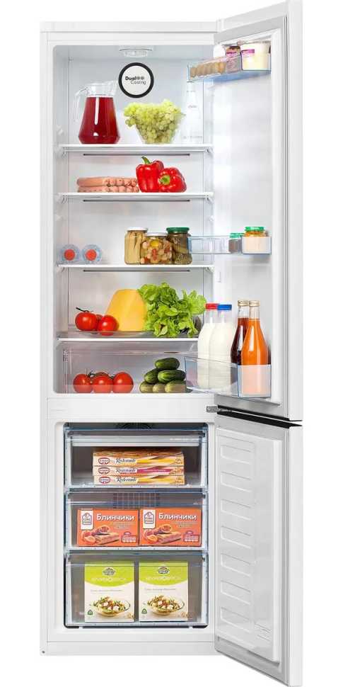 Двухкамерный холодильник Beko B1RCNK312W белый