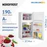 Двухкамерный холодильник NordFrost NRT 143 032 белый
