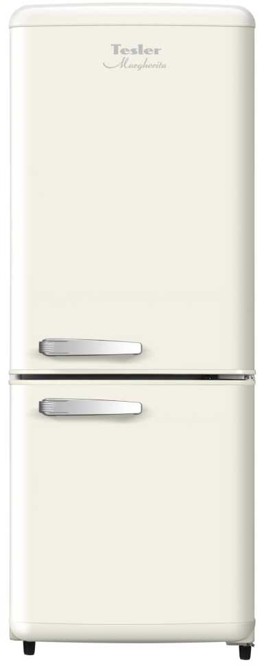 Двухкамерный холодильник Tesler RB-107 IVORY