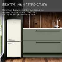 Двухкамерный холодильник Tesler RB-107 IVORY